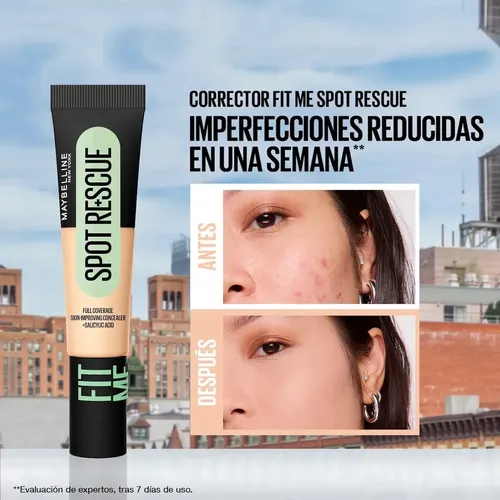 Corrector Maybelline Fit Me Spot Rescue 15 Ml 24h Tono 15
