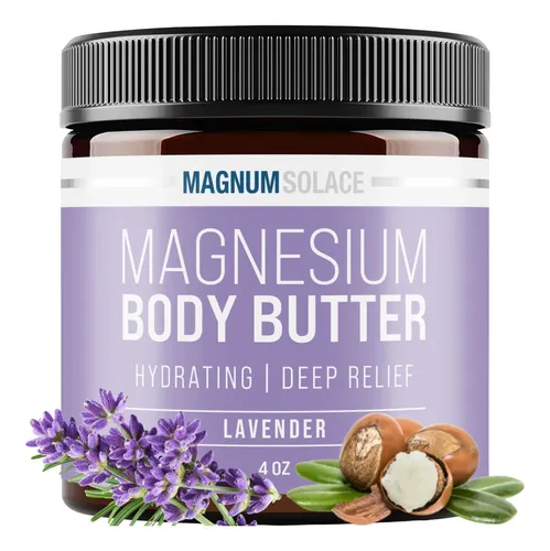 Manteca Corporal De Magnesio Magnum Solace Con Suave Fraganc