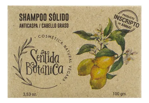 Shampoo Sólido-cabello Graso/anticaspa-sentida Botánica 100g