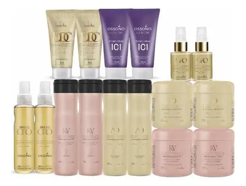 Kit Xxl Argan Keratina Lino Ossono Ideal Para Peluquerías