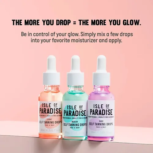 Qagotas Autobronceadoras Isie Of Paradise Light, 30 Ml, Vega