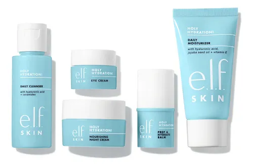 Set De Cuidado De La Piel E.l.f. Jet Set, Kit De Hidratación