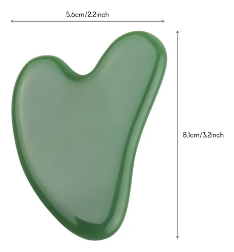 Herramientas Faciales Gua Sha De Jade Natural Herramienta De