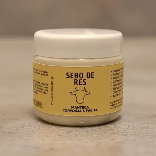 Crema De Sebo De Res. Para Cicatrices Dermatitis Psoriasis