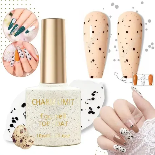 Top Coat Charm Limit Efecto Huevo De Codorniz Eggshell 10ml
