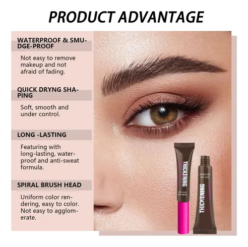 Gel Para Cejas Resistente Al Agua: Fórmula Cremosa De Larga
