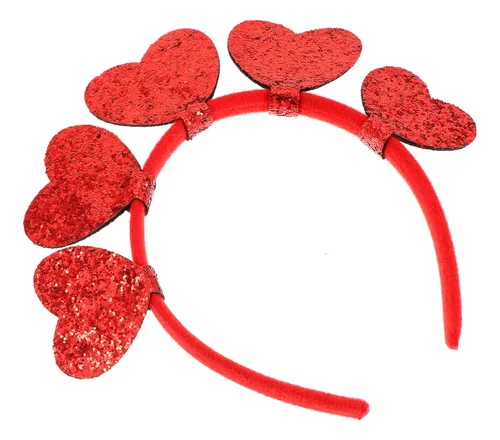 Aro De Pelo For El Día De San Valentín Con Forma De Diadema