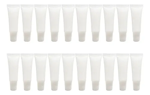 20x Envases De Tubo De Brillo De Labios Bálsamo De 10ml