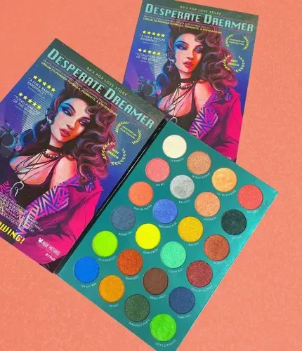 Paleta Desperate Dreamer 24 Sombras Satinadas Rude Cosmetics