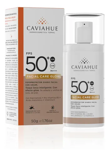Caviahue Protector Solar Fps50+ Facial Care Glow Color X50ml