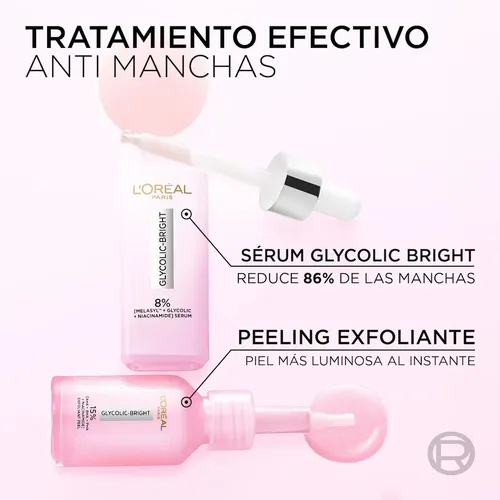 Peeling Exfoliante L’oréal Paris Glycolic Bright Anti-manchas 25 Ml