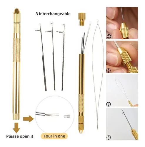 Kit De Herramientas Para Extensiones De Cabello, Juego De Al