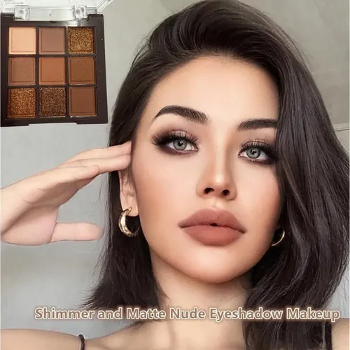 Paleta De Sombras Go Ho 9 Colores Nude Set 4
