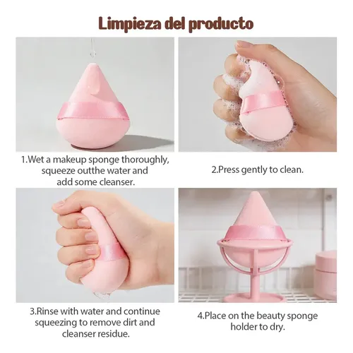P/j Set 14 Esponjas Para Maquillaje Tipo Beauty Blender