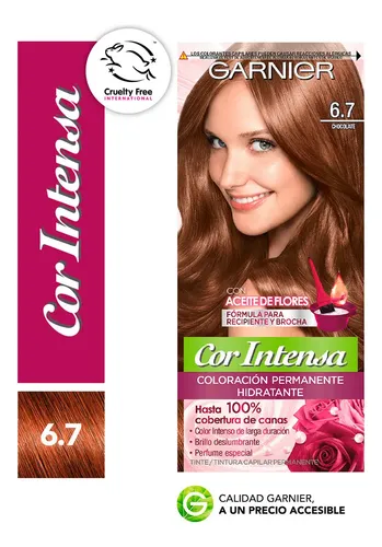 Kit Coloración Permanente Garnier Hidratante Cor Intensa 6.7