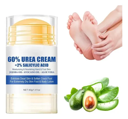 Crema Exfoliante Para Pies Con 60% De Urea, Crema Exfoliante