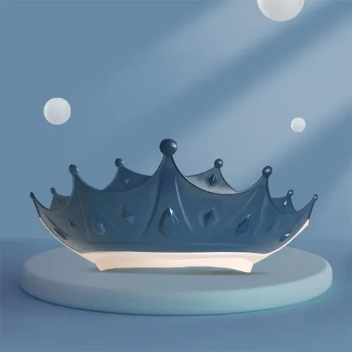 Gorros De Baño De Baño De Corona De Protección For Azul *