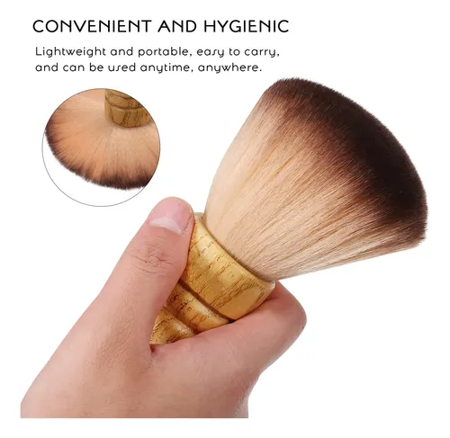 Cepillo Para Cabello Suelto, Remover Pelo, Mango De Madera