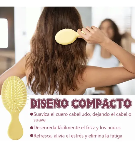 – 10 Mini Cepillos Peines Cabello De Peluquer Para Zzl-