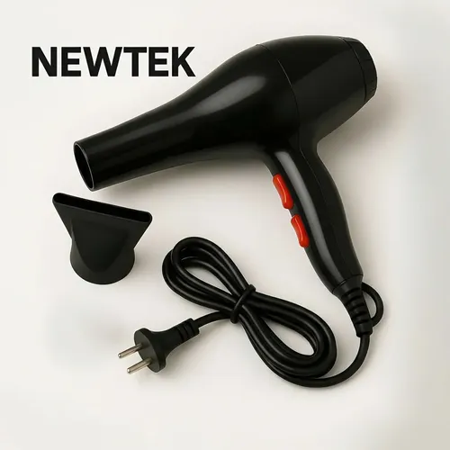 Secadores de pelo cabello 2 velocidades color negro Newtek 2801