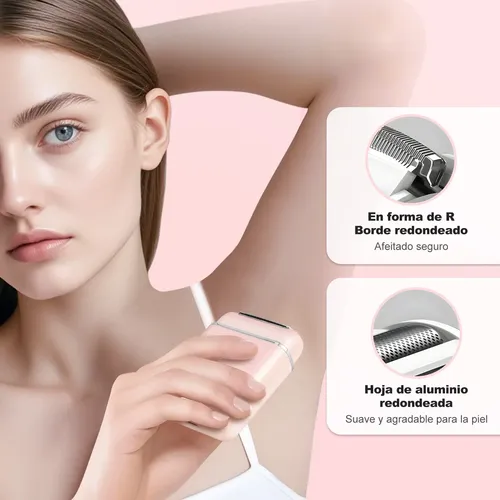 Depiladora Eléctrica Recargable Para Mujer, Portátil. Md