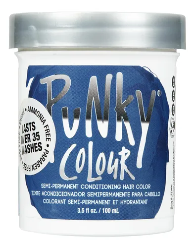 Tinte Semipermanente Punky Midnight Blue, 3.5 Fl Oz
