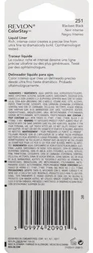 Eyeliner Líquido Revlon Colorstay Negro Más Negro 2.36 Ml
