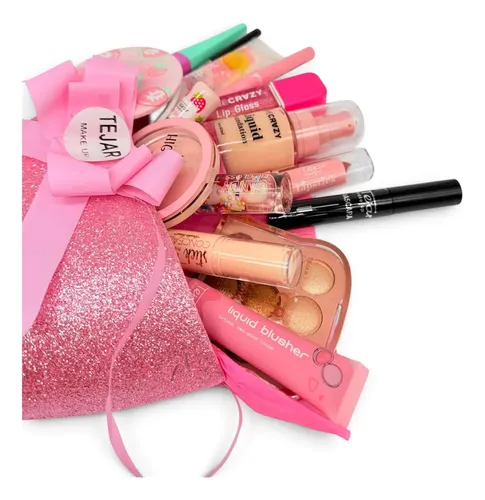 Ramo De Maquillaje Tejar Make Up Completo Navidad