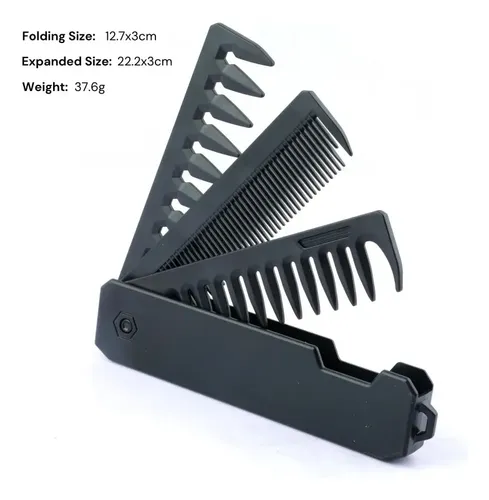 Peine Plegable 3 En 1 Para Peinar Cabello Y Barba