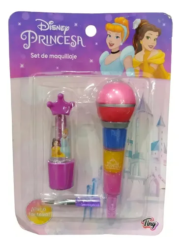 Set Maquillaje Infantil 2 Labiales Princesas Disney Sebigus Hipoalergénico