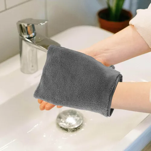 Guantes De Gel De Baño De Fibra, Suaves, Desmaquillantes Fac