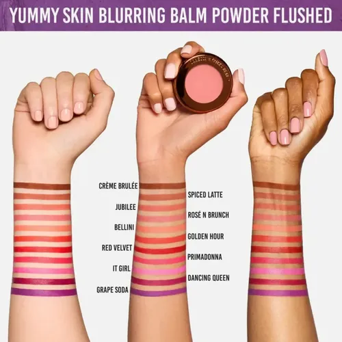 Rubor Balsamo Danessa Myricks Yummy Skin Flushed 6g Red Velvet