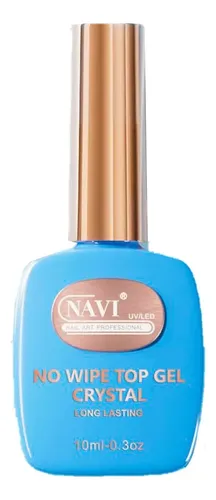 Top Coat Cristal Navi 10ml Gel Uv Esmalte Semipermanente Color Transparente