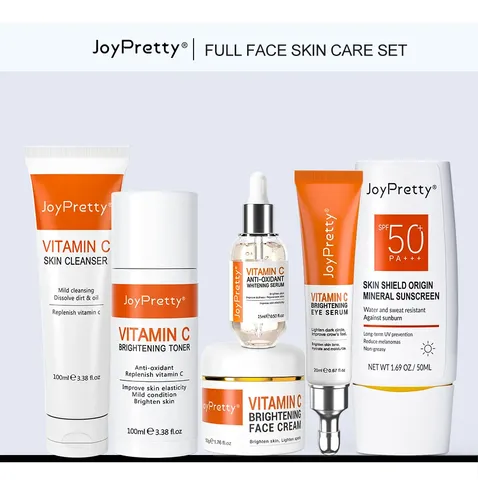 Set De Spa Aclarador Con Vitamina C Spf 50 Spots Para El Cui