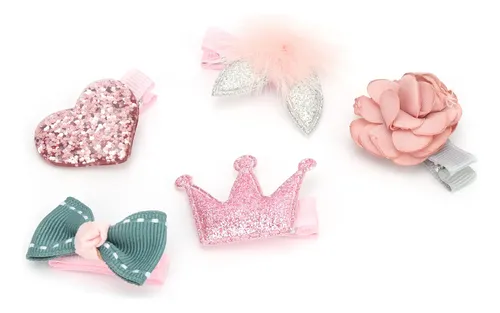 Juego De Pinzas Para El Pelo De Mascotas Con Forma De Corona