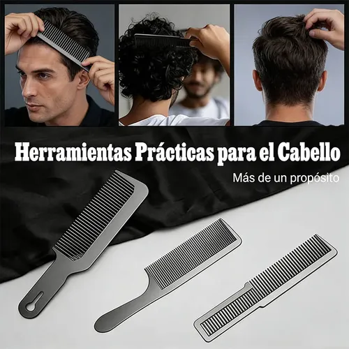 8 Piezas De Cepillo Para Cabello De Barbero Peine Z