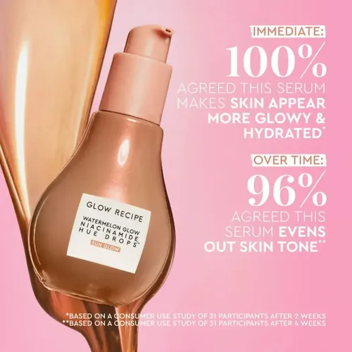 Glow Recipe Watermelon Glow Niacinamide Drops Sunglow Bronce Momento De Aplicación Día/noche Tipo De Piel Todo Tipo De Piel