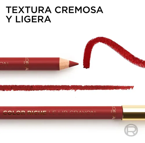 Delineador De Labios Loréal Paris Color Riche Le Lip Crayon Color 300 Le Rouge Paris