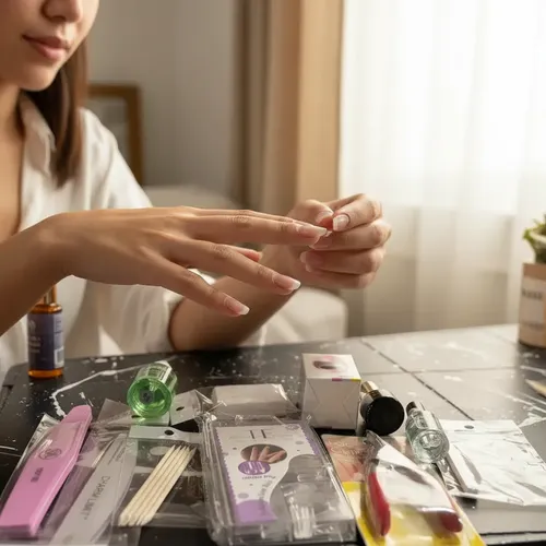 Kit Uñas Postizas Te Presson Soft Gel X500 Cuadradas