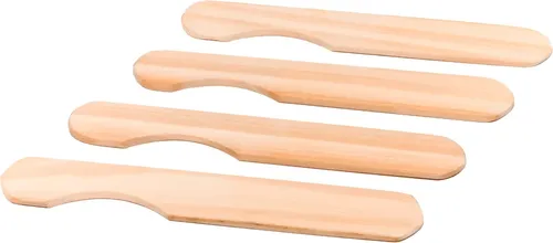 Keila Espátula Madera 12 Piezas Cuchillo Para Cera Depilatoria