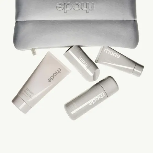 The Rhode Kit Skincare Completo 4 Productos + Neceser