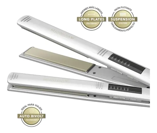 Planchita De Pelo Quinoa Led Gama Essential Oils Elegance