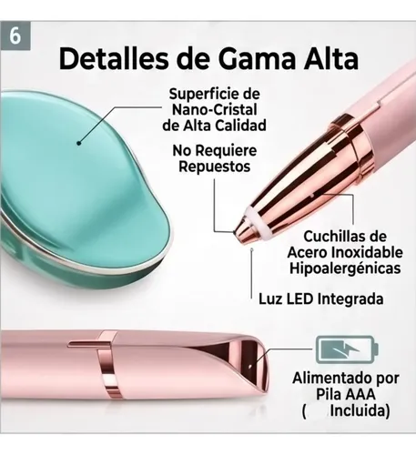 Kit Lapiz Depilador Cejas Piedra Depiladora Removedor Vellos