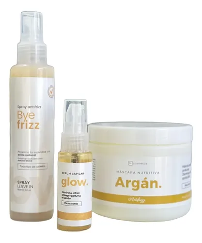 Kit Antifrizz Capilar: Máscara, Spray Y Serum Bl Cosmetics