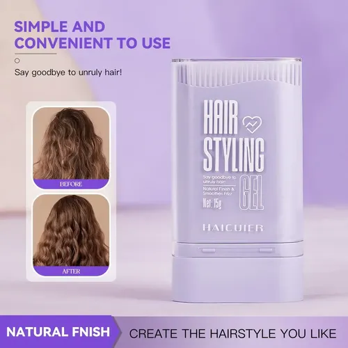 Cera En Barra Antifrizz Para El Cabello Peinado