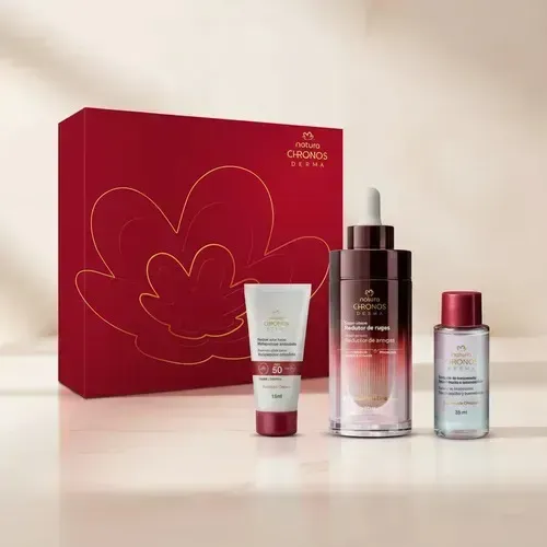 Kit Natura Chronos Derma Antiedad Rostro X 3 Todo Tipo De Piel Día/noche