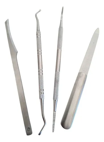Kit Pedicuria Manicuria Alicate Corta Uñas Profesional +estu
