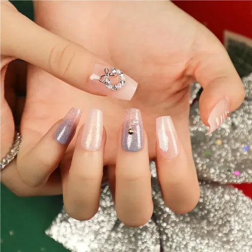 Pegatinas Para Manicura Francesa Navideña