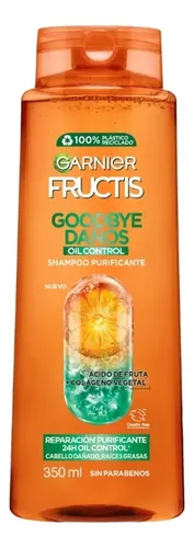 Shampoo Fructis Goodbye Daños Oil Control 350 Ml Garnier