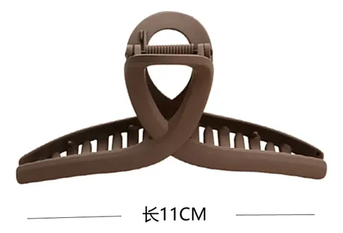 Set X4 Broches Grandes Para Pelo Cuadrados Frosted 5 Cm